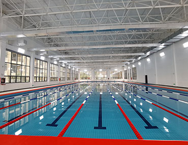 黔南州应急救援能力训练基地的体能馆恒温游泳池项目已验收完成