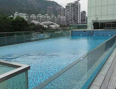 深圳九州瑾程酒店亚克力泳池建设工程