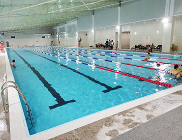 广州东平室内钢结构恒温游泳池正式投入使用
