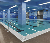广州天河乐游四季室内PVC拆装式恒温泳池工程